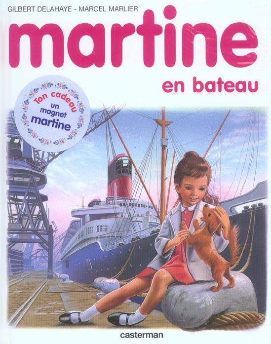 Martine en bateau
