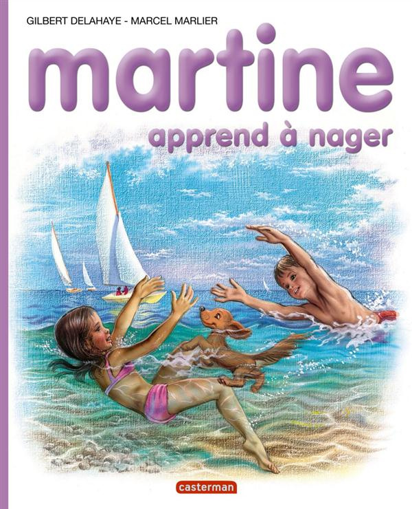 Martine apprend à nager