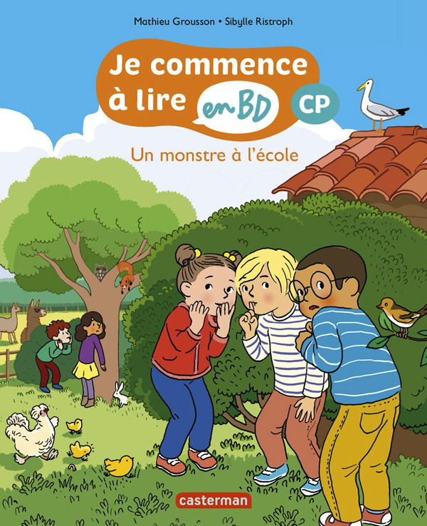 Je commence à lire en BD - CP : Un monstre à l'école