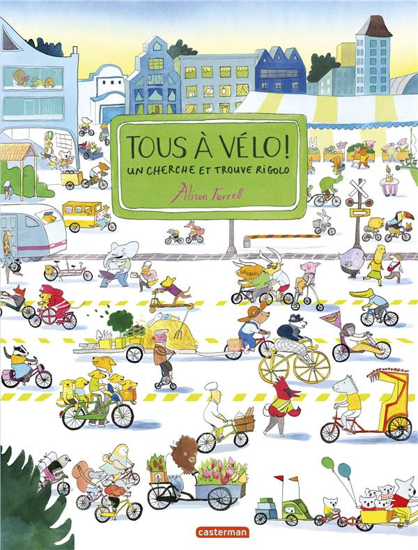 Tous à vélo ! Un cherche et trouve rigolo