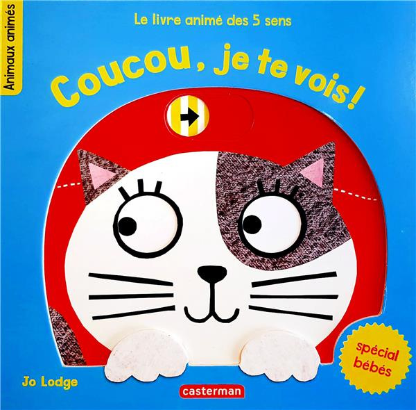 Coucou, je te vois ! Le livre animé des 5 sens