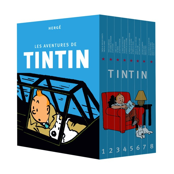 Les Aventures de Tintin Intégrale : Coffret en 8 volumes