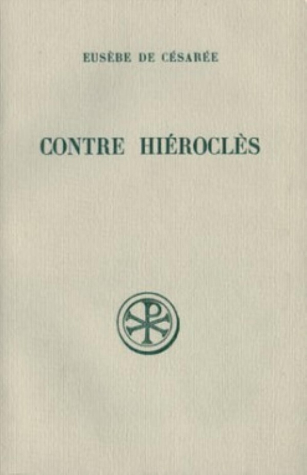 CONTRE HIEROCLES. Edition bilingue français-grec