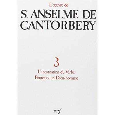 OEUVRE A DE CANTORBERY. Tome 3