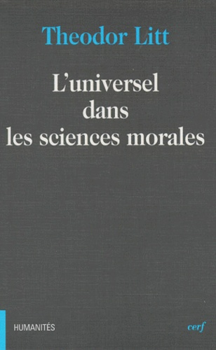 L'universel dans les sciences morales
