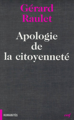 Apologie de la citoyenneté