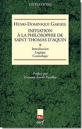 Initiation à la philosophie de Saint-Thomas d'Acquin en 2 volumes. Introductiion, logique, cosmologi