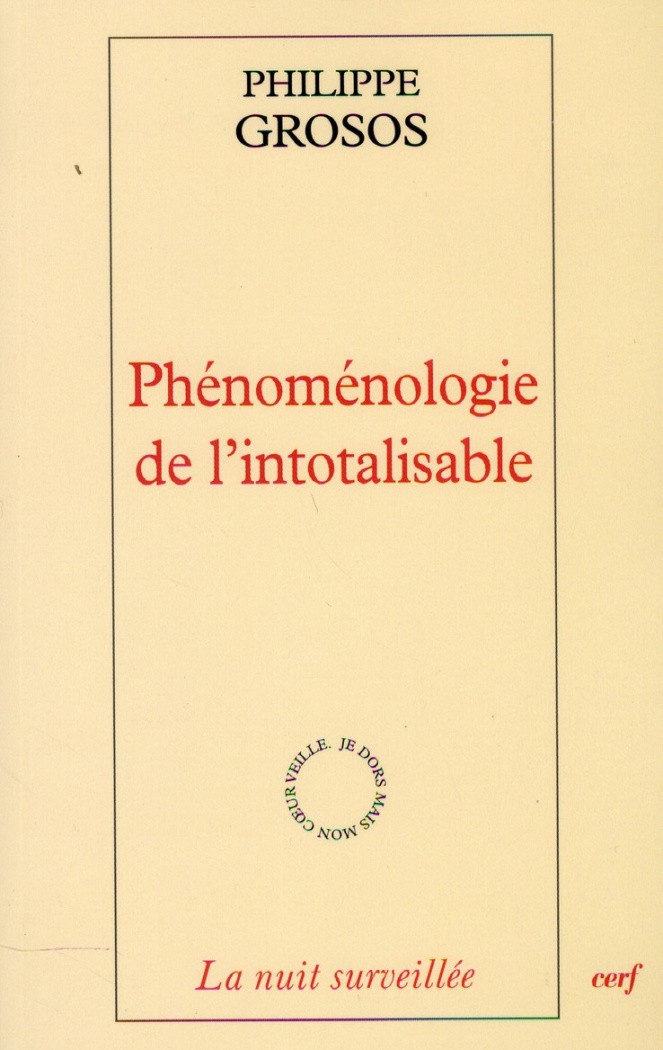 Phénoménologie de l'intotalisable