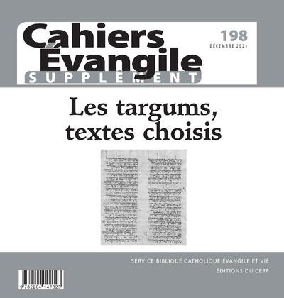 Supplément aux Cahiers Evangile N° 198, décembre 2021 : Les targums, textes choisis