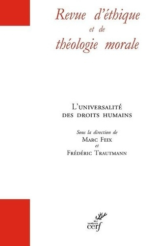 Revue d'éthique et de théologie morale Hors-série N° 19, août 2022 : L'universalité des droits humai