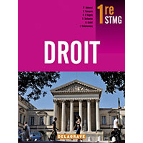 Droit STMG 1e. Livre de l'élève