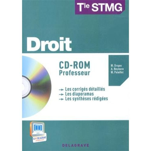 Droit Tle STMG. 1 CD-ROM