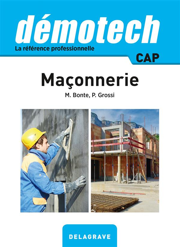 Maçonnerie CAP. Edition 2016