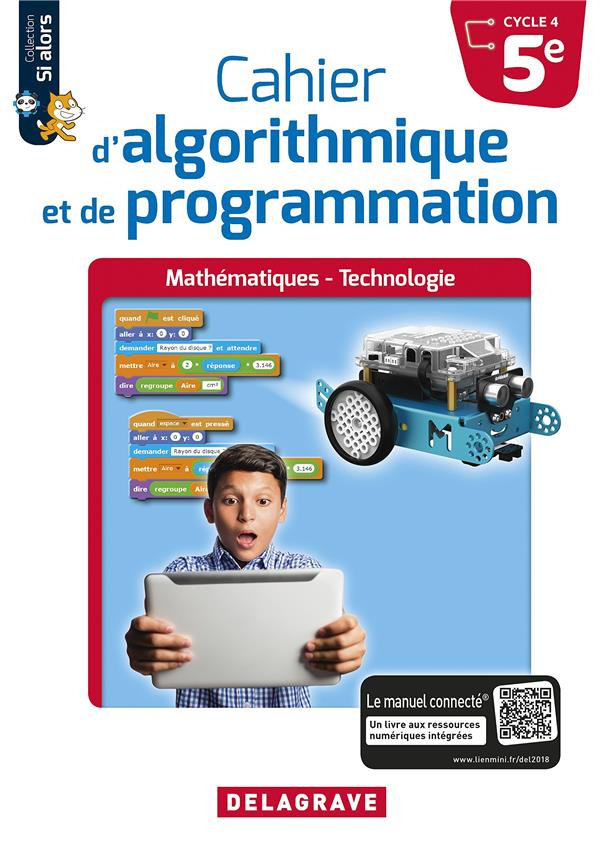 Cahier d'algorithmique et de programmation 5e