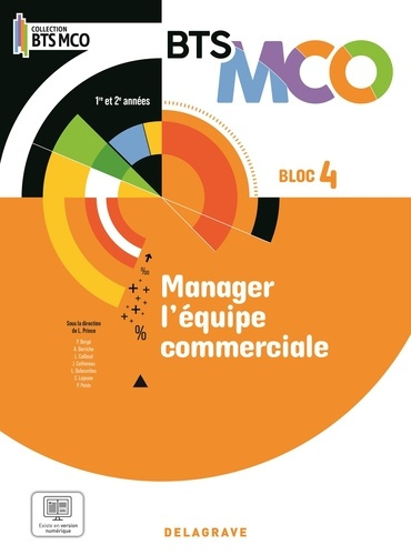 Manager l’équipe commerciale Bloc 4 BTS MCO 1e et 2e années. Edition 2024