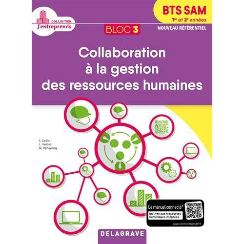 Bloc 3 - Collaboration à la gestion des ressources humaines BTS SAM 1re & 2e année . Pochette élève