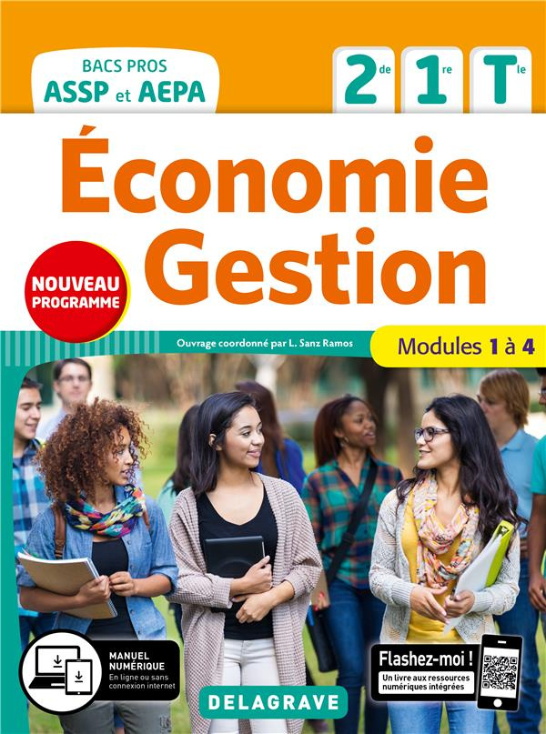 Economie Gestion 2de 1re Tle Bacs Pros ASSP et AEPA. Modules 1 à 4, Edition 2020