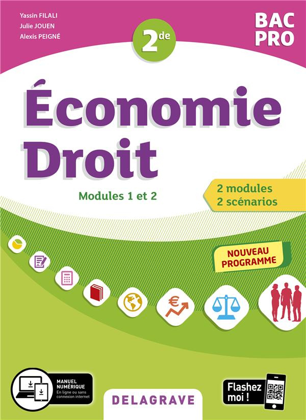 Economie-droit 2de Bac Pro. Pochette élève, Edition 2020