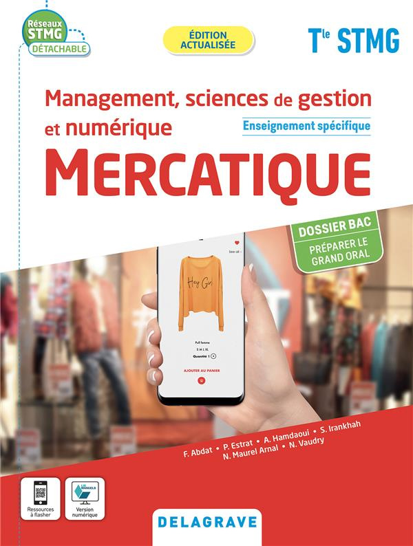 Mercatique Tle STMG. Management, sciences de gestion et numérique, 1e Edition 2022