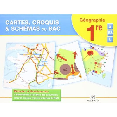 Cartes, croquis & schémas du Bac 1e S ES L. Méthodes et Entraînements