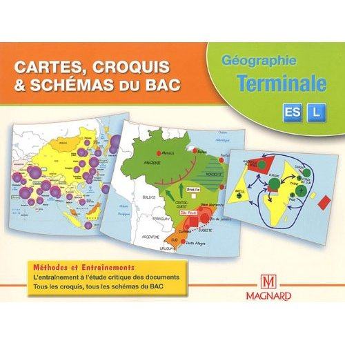 Géographie Tle ES/L Cartes, croquis & schémas du Bac. Méthodes et entraînements