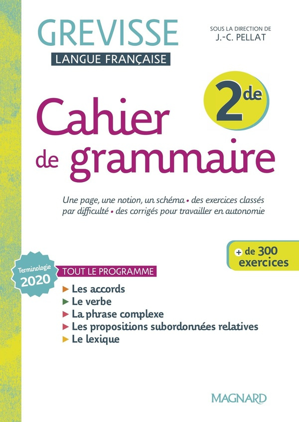 Cahier de grammaire 2de