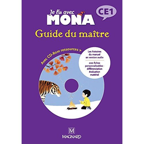 Je lis avec Mona CE1. Guide du maître, avec 1 CD-ROM