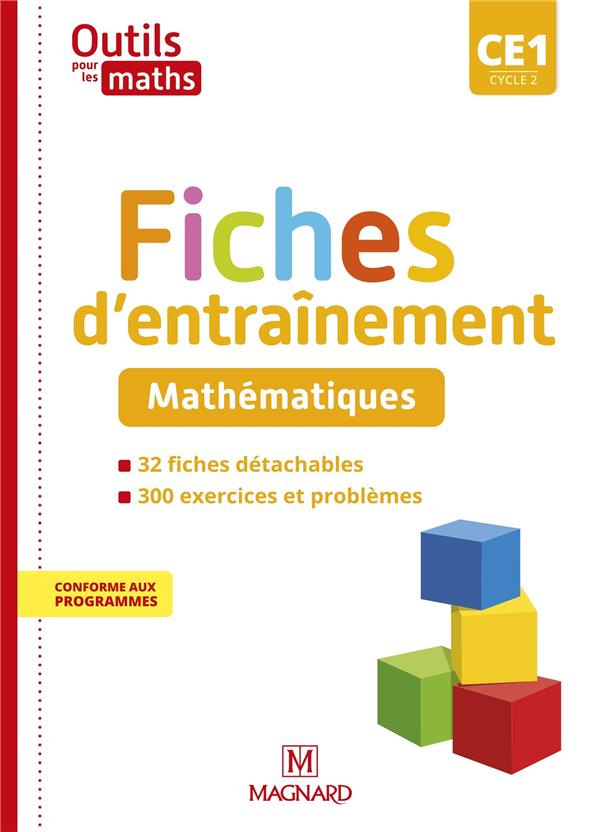 Outils pour les Maths CE1. Fiches d'entraînement, Edition 2021