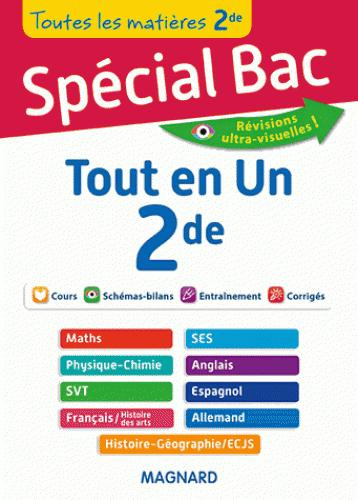Tout en Un 2de. Toutes les matières