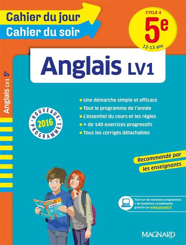 Anglais LV1 5e Cycle 4. 12-13 ans, Edition 2016