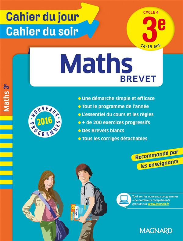 Maths Brevet 3e Cycle 4. Edition 2016