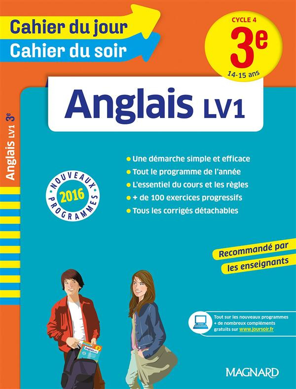 Anglais LV1 3e Cycle 4. Edition 2016