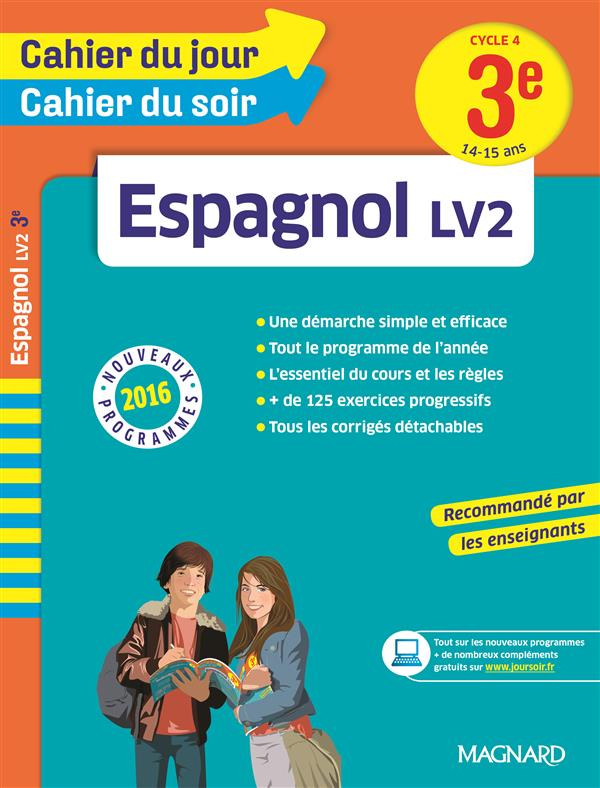 Espagnol LV2 3e Cycle 4. Edition 2016