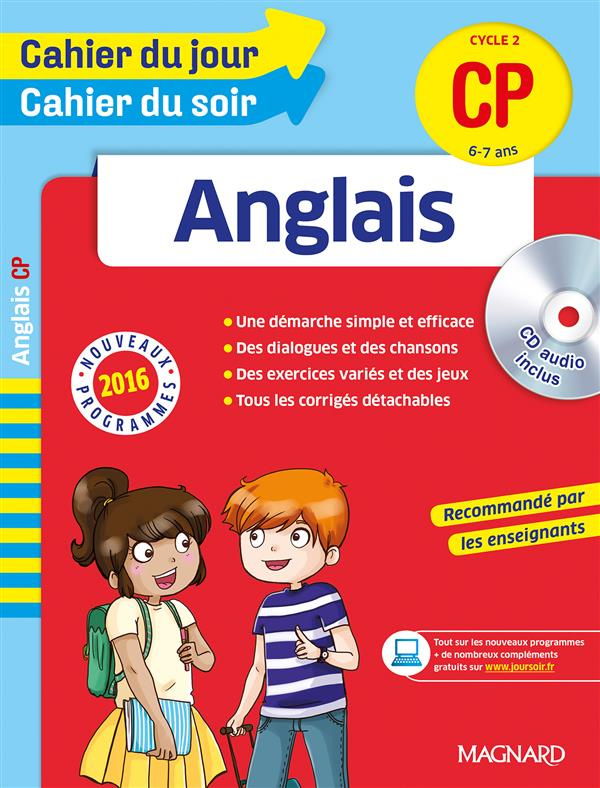 Anglais CP Cycle 2. 6-7 ans, Edition 2016, avec 1 CD audio