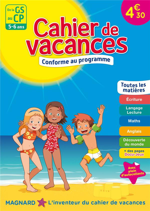 Cahier de vacances De la GS au CP