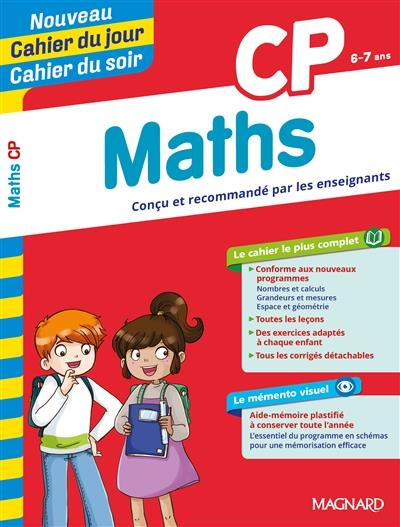 Cahier du jour/Cahier du soir Maths CP   mémento. Edition 2019