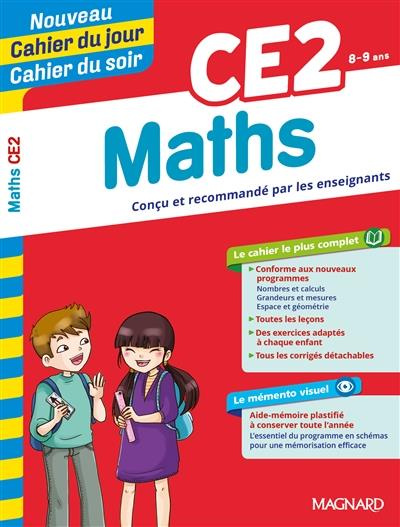 Cahier du jour/Cahier du soir Maths CE2   mémento. Edition 2019