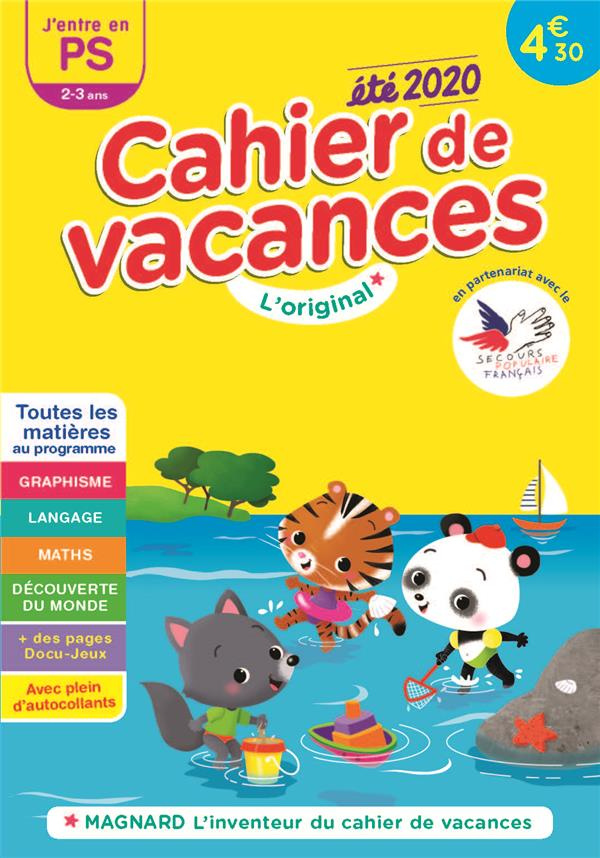 Cahier de vacances été J'entre en PS. Edition 2020
