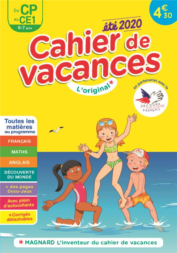 Cahier de vacances été du CP au CE1. Edition 2020