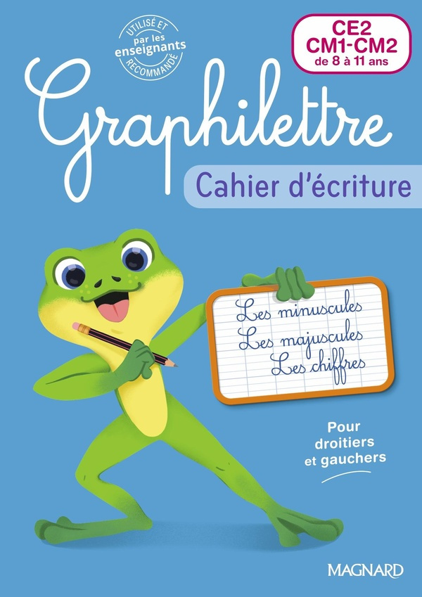 Cahier d'écriture CE2-CM1-CM2