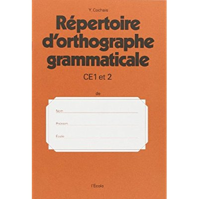 REP.ORTHOGRAPHE GRAMM.CE1-2