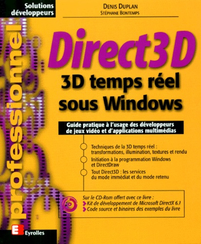 DIRECT3D. 3D temps réel sous Windows, avec CD-Rom