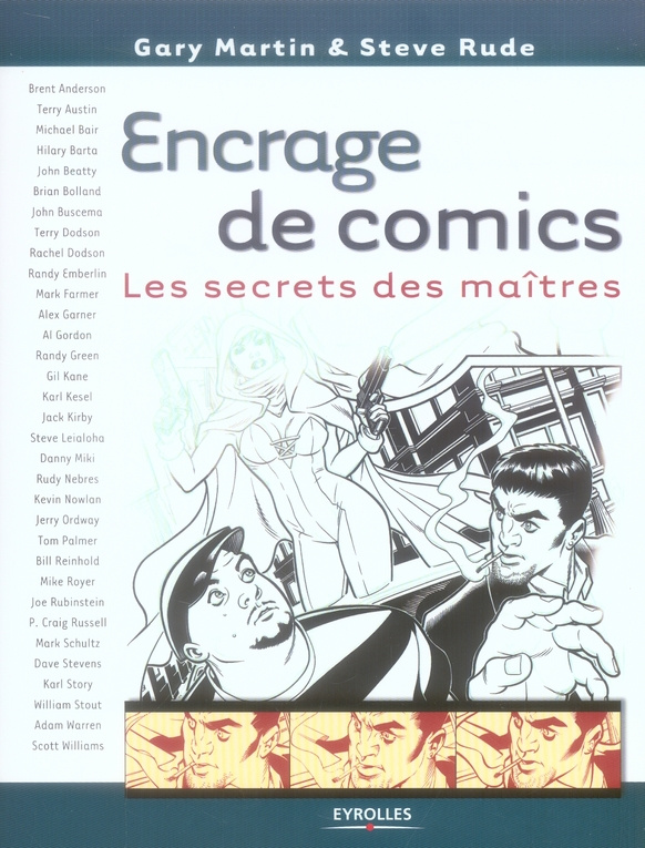 Encrage de comics. Les secrets des maîtres