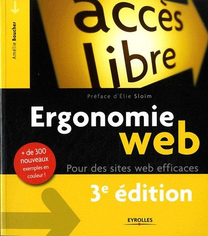 Ergonomie web. Pour des sites web efficaces, 3e édition