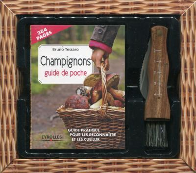 Coffret Champignons. Avec un couteau
