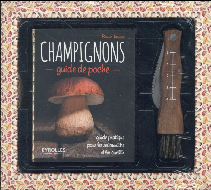 Coffret Champignons - Guide de poche. Avec 1 couteau à champignon