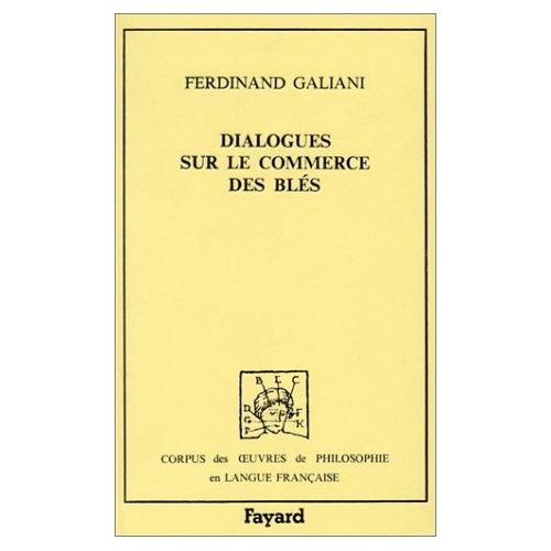 DIALOGUES SUR LE COMMERCE DES BLES (1770)