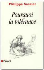 Pourquoi la tolérance