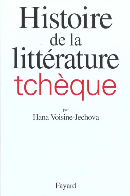 Histoire de la littérature tchèque