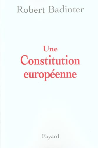Une Constitution européenne